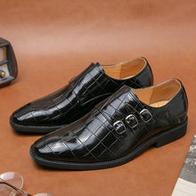 Load image into Gallery viewer, Leather Loafers Men Dress Shoes