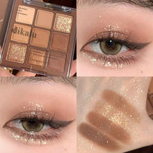 Load image into Gallery viewer, Eye Shadow Plate Earth Color Pearlescent