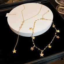 Load image into Gallery viewer, New Fashion Trend Exquisite Star Long Tassel Light Luxury Pendant