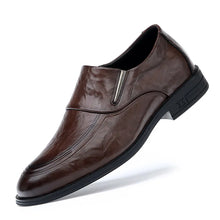 Load image into Gallery viewer, Elegant Men Business Dress Black Shoes Loafers Street Genuine Leather