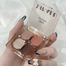 Load image into Gallery viewer, 4 Colors Pumpkin Eyeshadow Palette Professional Highlight Shimmer