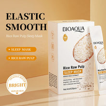 Load image into Gallery viewer, Bioaqua Rice Puree Rejuvenating Moisturizing Sleep Mask Whitening Anti