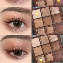 Load image into Gallery viewer, Eye Shadow Plate Earth Color Pearlescent