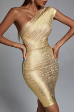 Load image into Gallery viewer, Mini Cocktail Dress One Shoulder