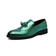 Load image into Gallery viewer, Italian Loafers Men Tassel Slip-on Fashion Leather Shoes