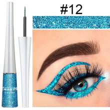 Load image into Gallery viewer, Glitter Liquid Eyeliner Pen Pearlescent Sequins Diamond Bright Shining