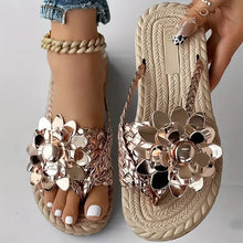 Load image into Gallery viewer, Casual Slippers Braided Floral