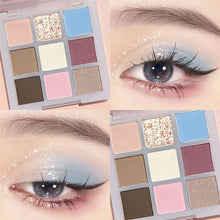 Load image into Gallery viewer, Eye Shadow Plate Earth Color Pearlescent