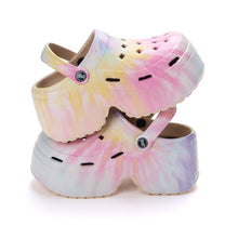 Load image into Gallery viewer, Colorful Thick Bottom Clogs Women's Sandals Chunky