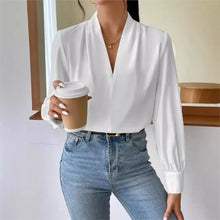 Load image into Gallery viewer, Elegant Office Lady Multi-color Pullover Shirt Long Sleeve