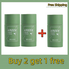 Load image into Gallery viewer, Green Tea Cleansing Stick Face Clean Mask Remove Acne Blackhead Dark