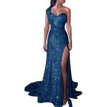 Load image into Gallery viewer, Elegant Deep V Neck Shoulder Sleeveless Long Maxi Dress