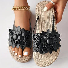Load image into Gallery viewer, Casual Slippers Braided Floral