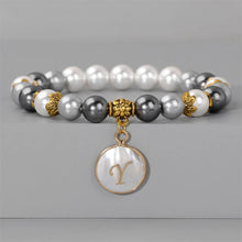 Load image into Gallery viewer, Fashion Shell Beads Bracelet Women A-Z Initial Letter Bracelet