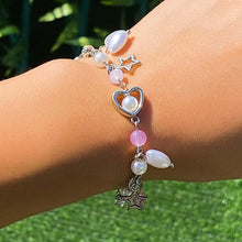 Load image into Gallery viewer, Fashion Crystal Heart Star Chain Bracelet
