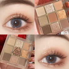 Load image into Gallery viewer, Eye Shadow Plate Earth Color Pearlescent