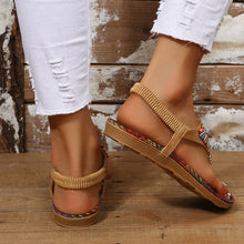 Load image into Gallery viewer, Bohemia Style Flat Sandals