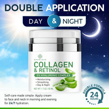 Load image into Gallery viewer, Collagen Retinol Face Moisturizer Daily Hydrating Skin Care for Women