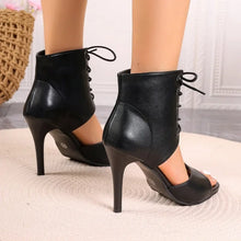 Load image into Gallery viewer, Lace-up Women's Sandals Fashion Peep Toe