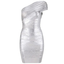 Load image into Gallery viewer, Mini Cocktail Dress One Shoulder