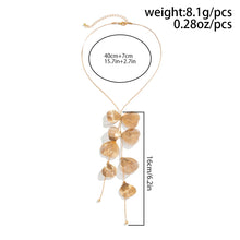 Load image into Gallery viewer, Flower Petal Pendant Necklace