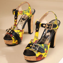 Load image into Gallery viewer, Fashion Summer Shoes Peep Toe High Heels
