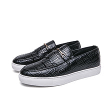 Load image into Gallery viewer, Leather Shoes Dress Slip on Loafers