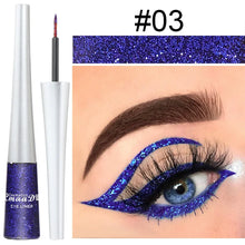 Load image into Gallery viewer, Glitter Liquid Eyeliner Pen Pearlescent Sequins Diamond Bright Shining