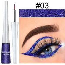 Load image into Gallery viewer, Glitter Liquid Eyeliner Pen Pearlescent Sequins Diamond Bright Shining