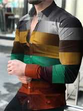Load image into Gallery viewer, Men's Shirt Single Breasted Shirt Casual Pattern Printed