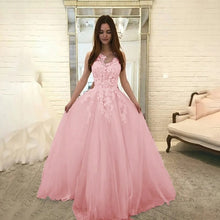 Load image into Gallery viewer, Floral Lace Elegant Chiffon Dress