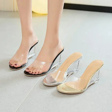 Load image into Gallery viewer, Fashion Slip-on Women High Heels Crystal