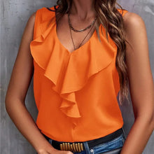 Load image into Gallery viewer, Elegant Rose Red Pullover Top
