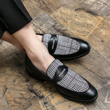 Load image into Gallery viewer, Luxury Loafers Dress Shoes Fashion Thick Sole Stripes