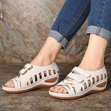 Load image into Gallery viewer, Hollow Out Open Toe Wedges Buckle