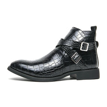 Load image into Gallery viewer, Classic Retro Pointed Ankle Boot Leather