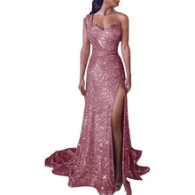 Load image into Gallery viewer, Elegant Deep V Neck Shoulder Sleeveless Long Maxi Dress
