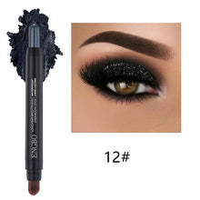 Load image into Gallery viewer, 1PC Sexy Black Double Head Glitter Eye Shadow Stick Matte Eyeshadow