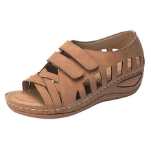 Load image into Gallery viewer, Hollow Out Open Toe Wedges Buckle