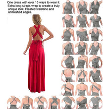 Load image into Gallery viewer, Elegant Long Deep V Halter Dress