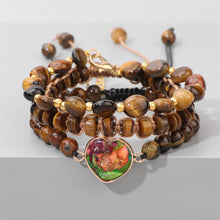 Load image into Gallery viewer, Natural Stone Tiger Eye Bracelet Women Round Beaded Healing Crystal