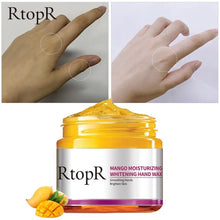 Load image into Gallery viewer, 3PCS Whitening Skin Hand Mask Mango Moisturizing Hand Wax Repair