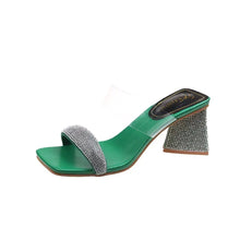 Load image into Gallery viewer, Crystal High Heels Sandals