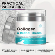Load image into Gallery viewer, Collagen Retinol Face Cream 7% Hyaluronic Acid Moisturizer Anti Aging