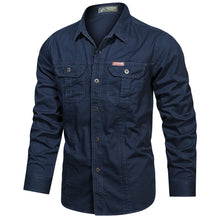 Load image into Gallery viewer, Long Sleeve Multi-Pocket Cargo