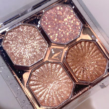 Load image into Gallery viewer, 4 Colors Pumpkin Eyeshadow Palette Professional Highlight Shimmer