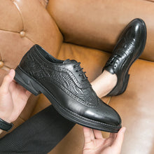 Load image into Gallery viewer, Crocodile Pattern Fashion Leather Loafers Brogue Dress Shoes