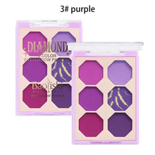 Load image into Gallery viewer, 6 Colors Nude Glitter Eyeshadow Matte Shimmer Palette
