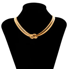 Load image into Gallery viewer, Chunky Chain Necklace Twisted