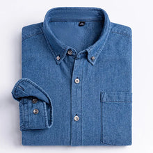 Load image into Gallery viewer, Denim Shirt Casual Long Sleeve